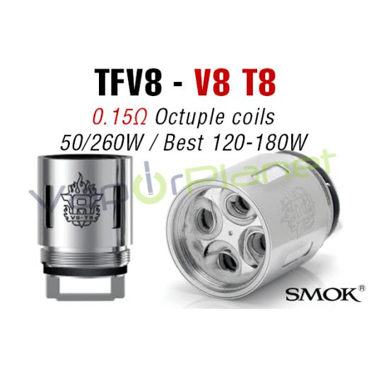 Resistências V8 T8 TFV8 - TFV8 V8-T8 Coils
