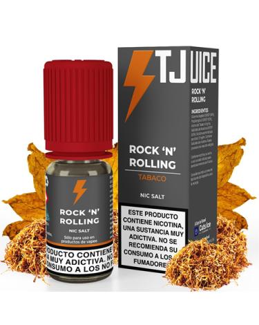 ROCK N' ROLING - T-Juice Salts 10 ml – 10mg y 20mg – Líquido con SALES DE NICOTINA