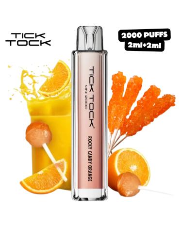 Rocky Candy Orange Tick Tock Mini 2000 Puffs 20mg (2ml+2ml)