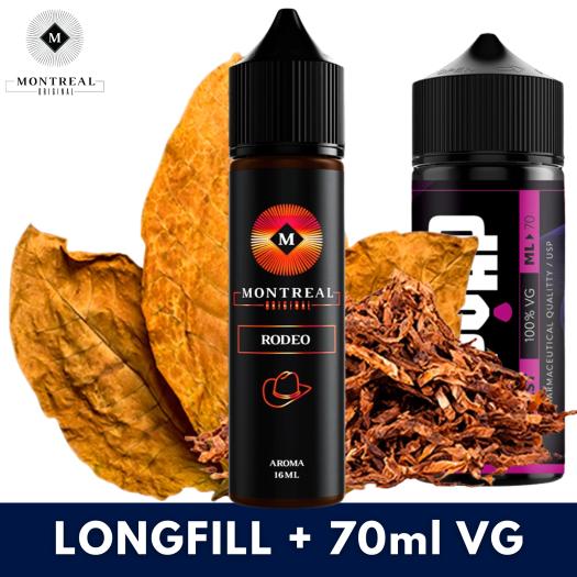 RODEO 16ml/60 (Longfill) Montreal Original + 70ml VG