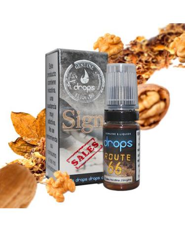 ROUTE 66 Drops Sales 10 ml 20 mg - SALES DE NICOTINA