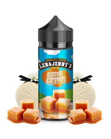 Salted Caramel 100ml + Nicokits Gratis - Len & Jenny's