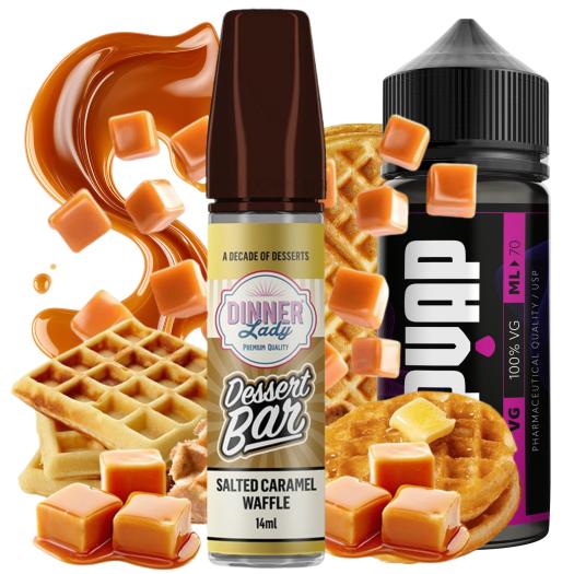 Salted Caramel Waffle 14ml/60 (Longfill) Dinner Lady Dessert Bar