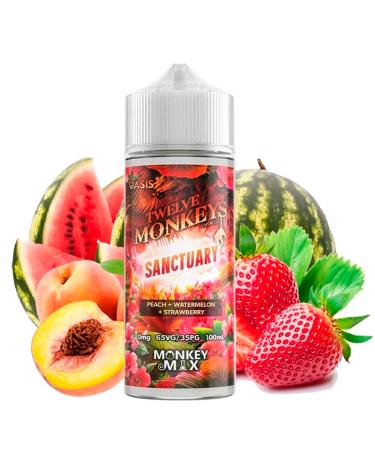 SANCTUARY Monkey Mix 100ml + Nicokits - Twelve Monkeys