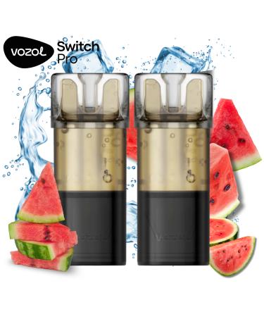 Watermelon Ice | Pack 2 uds | Cartuchos Pré-Carregado 20mg Vozol Switch Pro