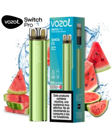 Watermelon Ice | Vozol Switch Pro Starter Kit | Sais de Nicotina 20mg