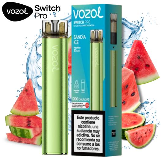 Watermelon Ice | Vozol Switch Pro Starter Kit | Sais de Nicotina 20mg