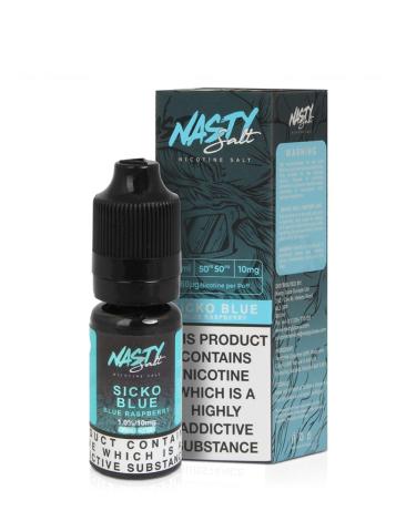 SICKO BLUE - NASTY JUICE 10 ml - 10 mg y 20 mg - Líquido con SALES DE NICOTINA