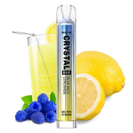 Ske Descartável Crystal Bar BLUE RAZZ LEMONADE 20mg