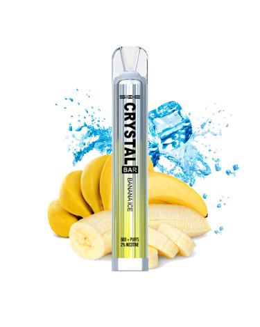 Ske Descartável Crystal Bar Banana Ice 20mg