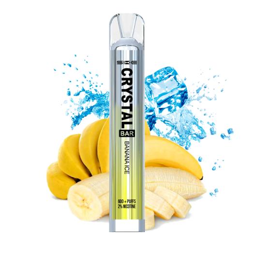 Ske Descartável Crystal Bar Banana Ice 20mg
