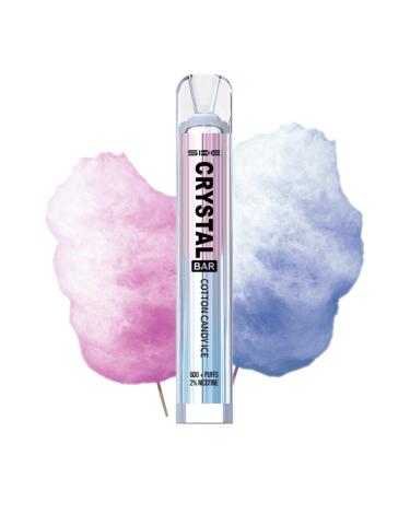 Ske Descartável Crystal Bar Cotton Candy Ice 20mg