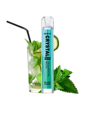 Ske Descartável Crystal Bar Fresh Menthol Mojito 20mg