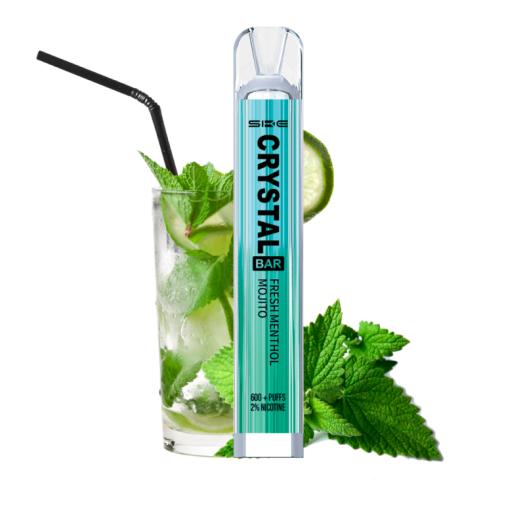Ske descartável Crystal Bar Fresh Menthol Mojito 20mg