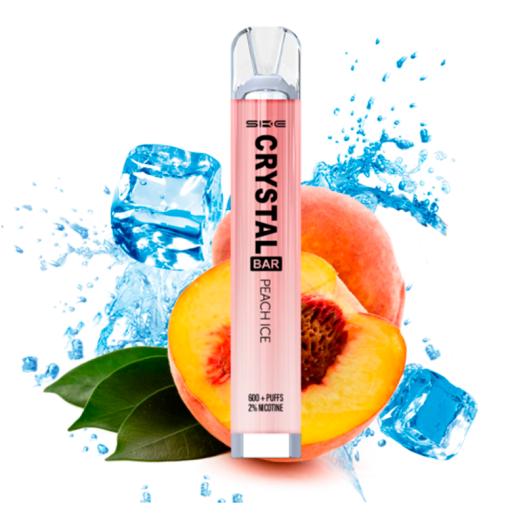 Ske Descartável Crystal Bar Peach Ice 20mg
