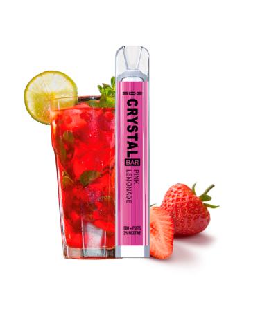 Ske Descartável Crystal Bar Pink Lemonade 20mg