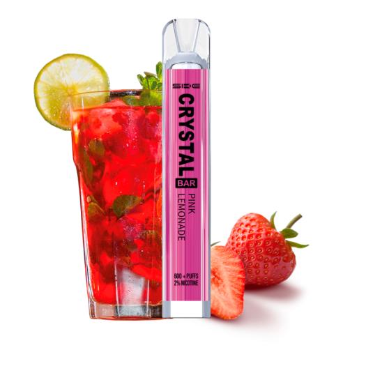 Ske Descartável Crystal Bar Pink Lemonade 20mg