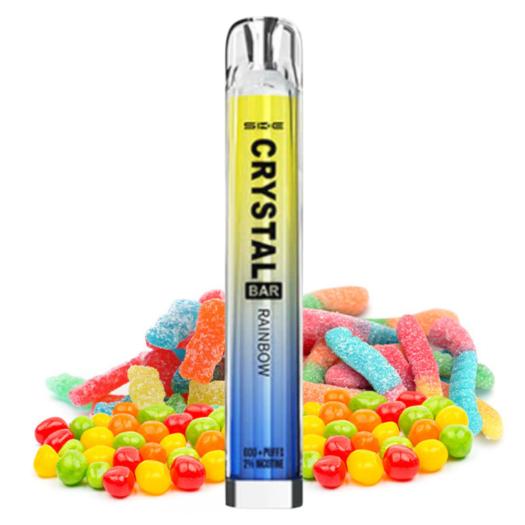 Ske Descartável Crystal Bar RAINBOW 20mg
