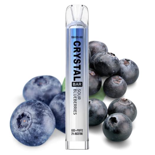 Ske Descartável Crystal Bar SOUR BLUEBERRIES 20mg