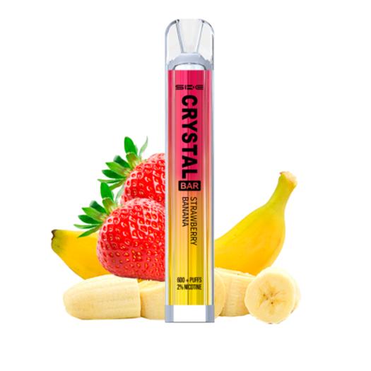 Ske Descartável Crystal Bar Strawberry Banana 20mg