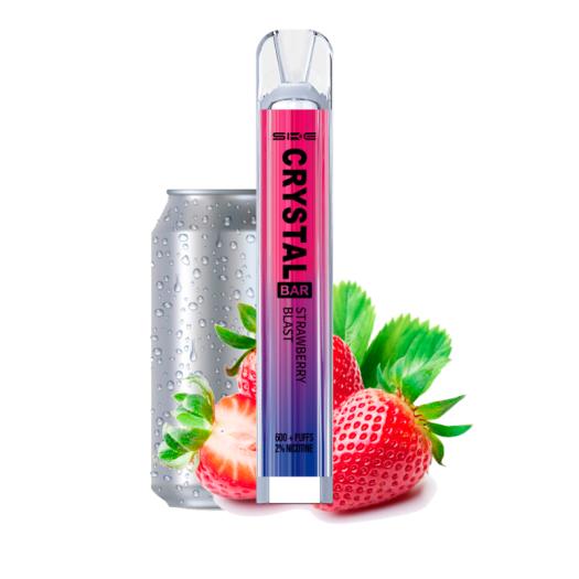 Ske Descartável Crystal Bar Strawberry Blast 20mg
