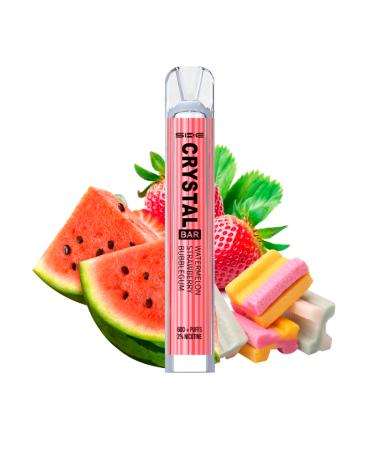 Ske Descartável Crystal Bar Watermelon Strawberry Bubblegum 20mg