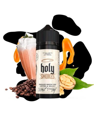 Smoked Maple Oak Coffee & Walnut 100ml + Nicokits - Holy Smokes by Holy Cow