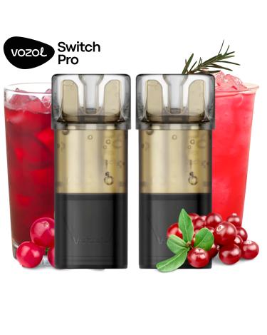 Cranberry Soda | Pack 2 uds | Cartuchos Pré-Carregado 20mg Vozol Switch Pro