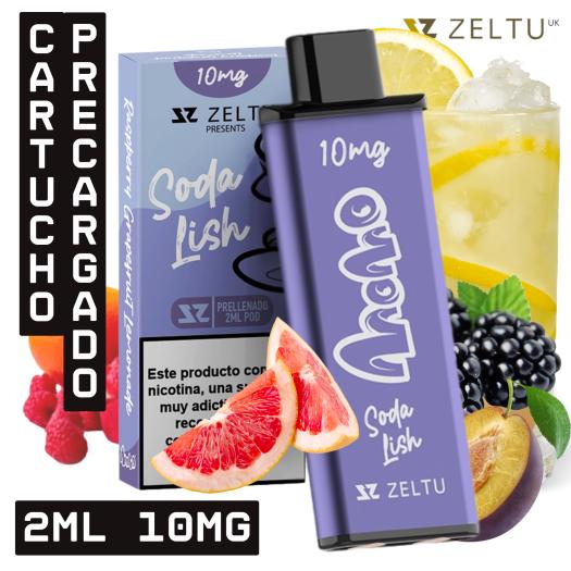 Sodalish Cartucho pré-preenchido com líquido ZELTU X³