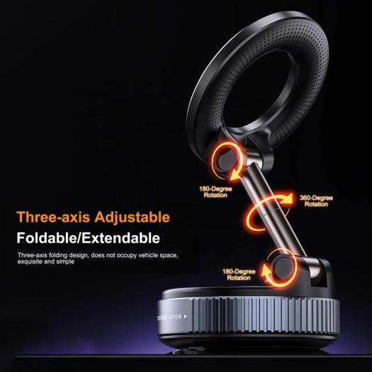Suporte Magnético Dobrável para Telemóvel 360° | Ajustável