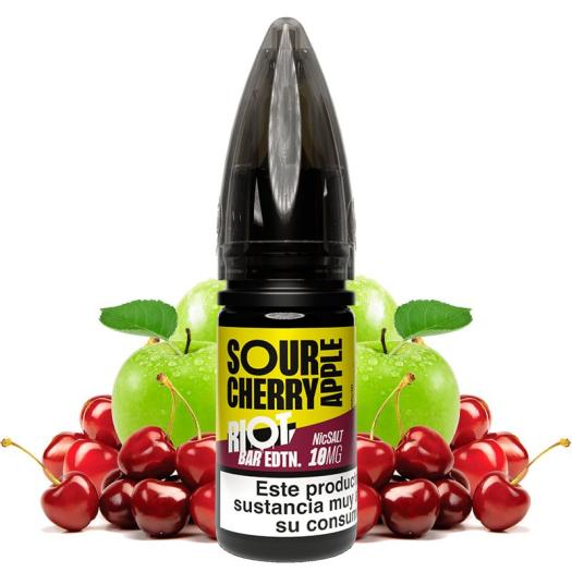 SOUR CHERRY APPLE - Riot Squad Bar EDTN 10 ml - 10 mg y 20 mg - Líquido con SAIS DE NICOTINA