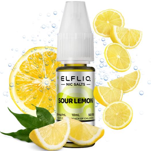 Sour Lemon Nic Salt 10ml - Elfliq by Elf Bar
