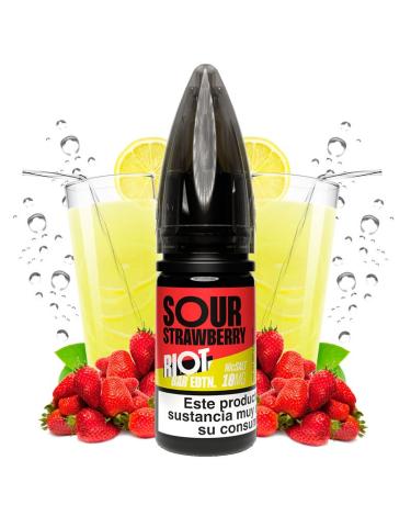 SOUR STRAWBERRY - Riot Squad Bar EDTN 10 ml - 10 mg y 20 mg - Líquido con SALES DE NICOTINA