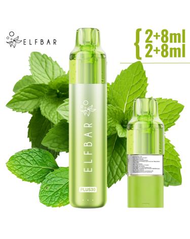 SPEARMINT Kit Plus30 20mg Elfbar | 2+8ML x2 |