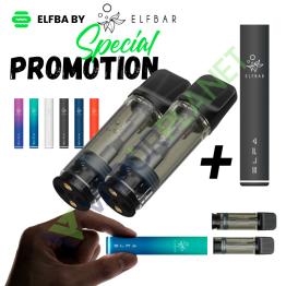 Promoção Especial - ELFBA By ElfBar - 2 Cartuchos Pré-cheios + Bateria