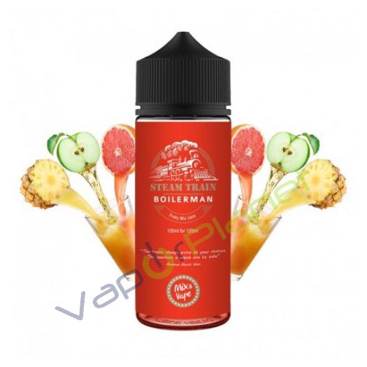 Steam Train BOILERMAN - 100ml + 2 Nicokits Gratis