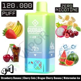 STRAWBERRY BANANA Descartável 4in1 | 120.000 Puff | GUDBAR (SEM NICOTINA)