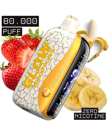 STRAWBERRY BANANA Descartável | 80.000 Puff | GUDBAR Glow (SEM NICOTINA)