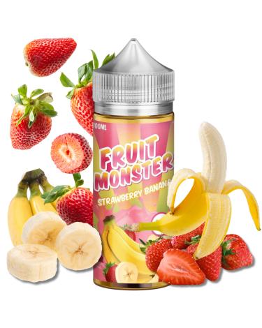 Strawberry Banana Fruit Monster 100mL Monster Vape Labs