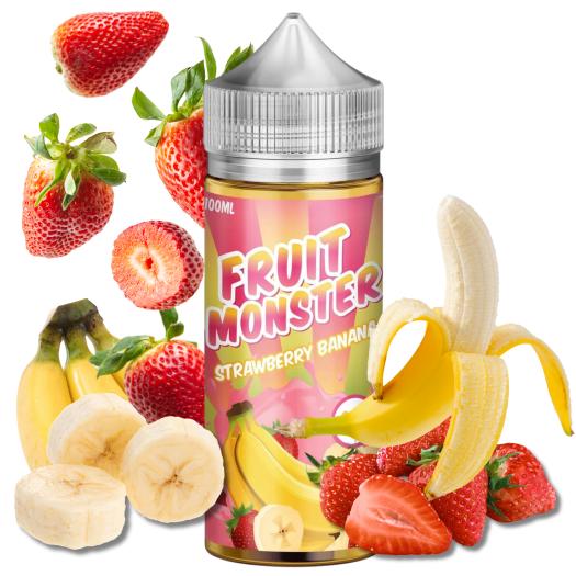 Strawberry Banana Fruit Monster 100mL Monster Vape Labs