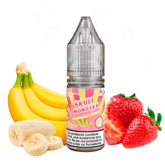 STRAWBERRY BANANA FRUIT MONSTER - MONSTER VAPE LABS - Sais de Nicotina 20mg - 10 ml
