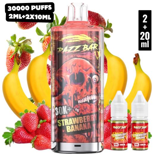 STRAWBERRY BANANA Pack 30K 650mAh 2ml+2x10ml | 20mg |