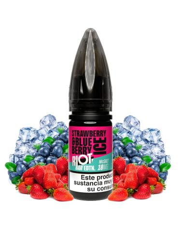 STRAWBERRY BLUEBERRY ICE - Riot Squad Bar EDTN 10 ml - 10 mg y 20 mg - Líquido con SAIS DE NICOTINA