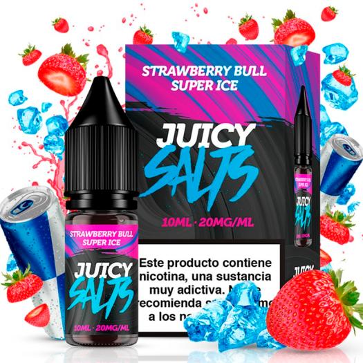 Strawberry Bull Super Ice 10ml - Juicy Salts