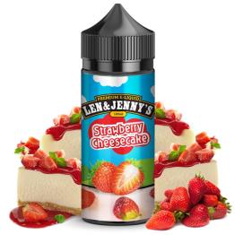 Strawberry Cheesecake 100ml + Nicokits Gratis - Len & Jenny's
