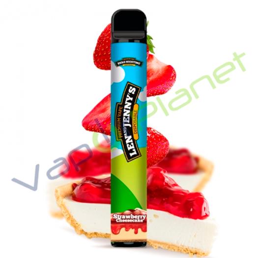 Cheesecake de Morango Len & Jenny's - POD DESCARTÁVEL - SEM NICOTINA