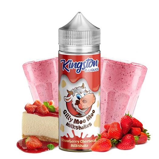 Strawberry Cheesecake Milkshake - Kingston E-liquids 100ml + Nicokits Gratis