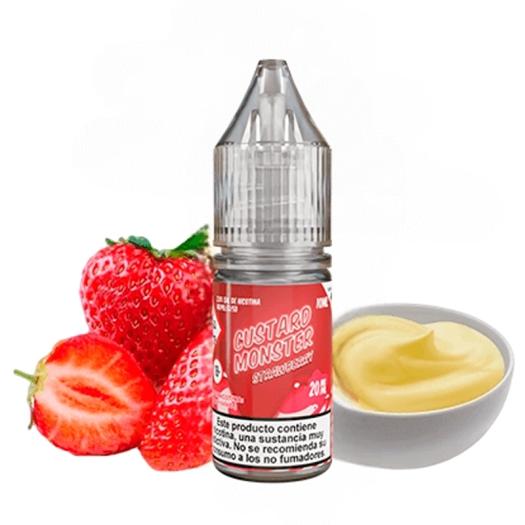 STRAWBERRY CUSTARD  MONSTER - MONSTER VAPE LABS - Sais de Nicotina 20mg - 10 ml