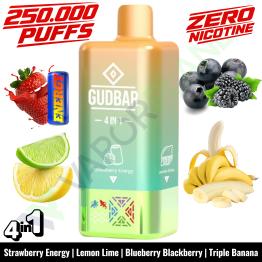 STRAWBERRY ENERGY Descartável 4in1 | 250.000 Puff | GUDBAR V2 (SEM NICOTINA)
