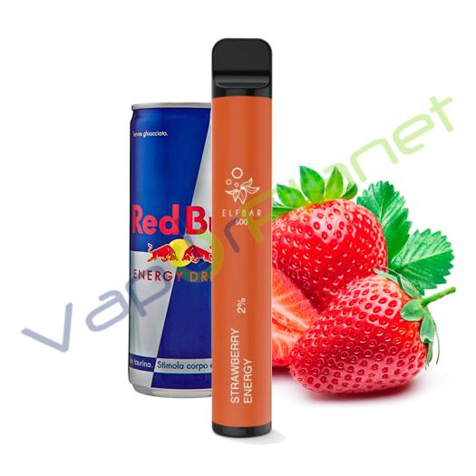STRAWBERRY ENERGY Elf Bar Pod System 20mg Salt - Descartável